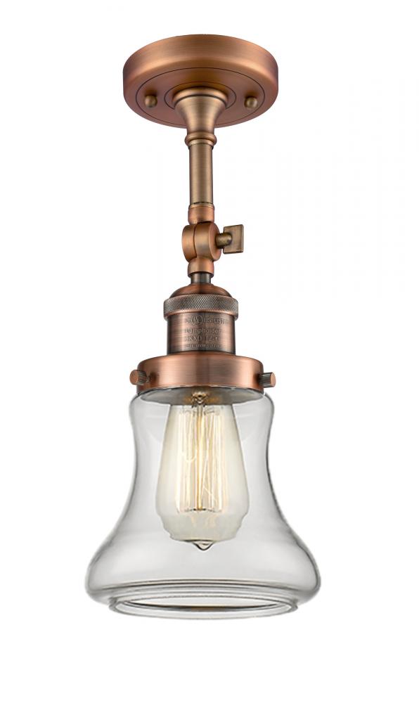 Bellmont - 1 Light - 6 inch - Antique Copper - Adjustable