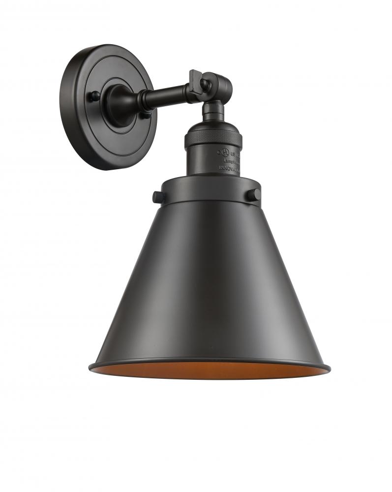 Appalachian 1 Light 8 inch Oil Rubbed Bronze Sconce 203