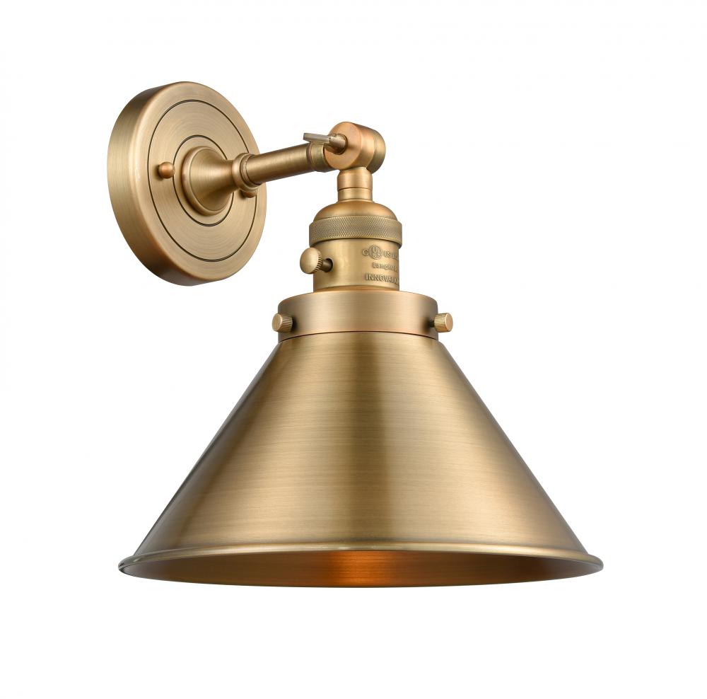 Brushed Brass Innovations 203SW-BB-G2 1 Light Sconce with a High-Low-Off Switch