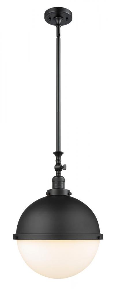 Hampden - 1 Light - 13 inch - Matte Black - Stem Hung - Pendant