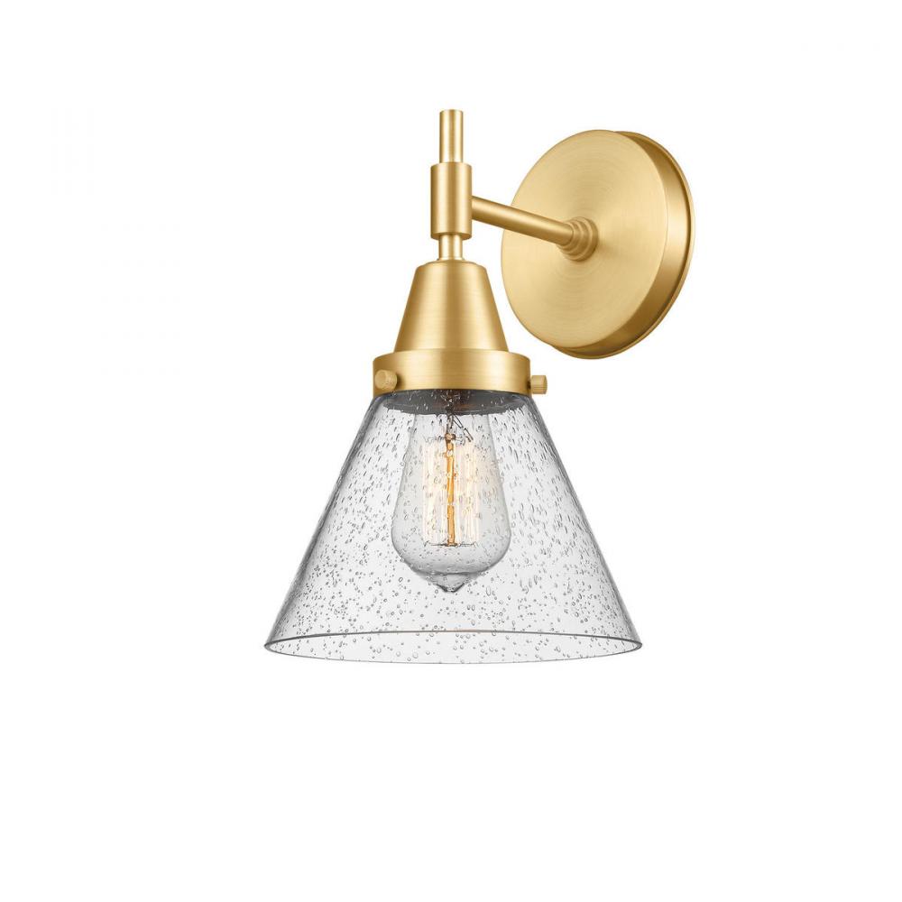 Cone - 1 Light - 8 inch - Satin Gold - Sconce