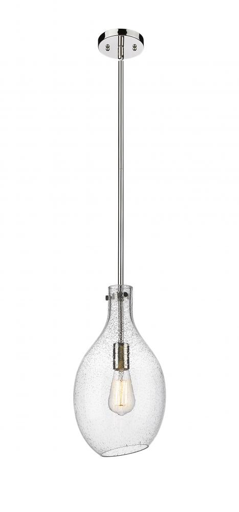 Norwalk - 1 Light - 9 inch - Polished Nickel - Cord hung - Mini Pendant