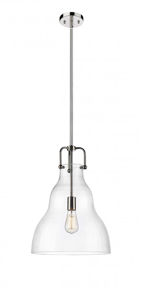 Haverhill - 1 Light - 14 inch - Polished Nickel - Cord hung - Pendant