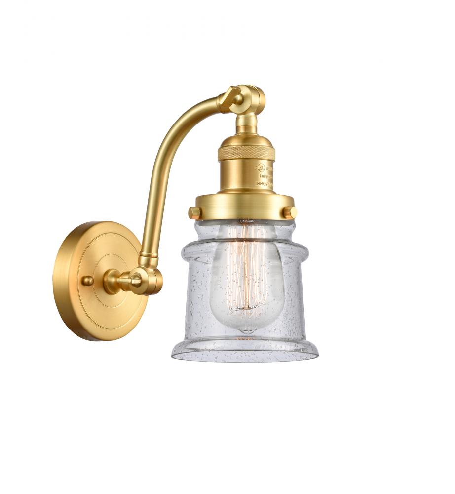 Canton - 1 Light - 7 inch - Satin Gold - Sconce
