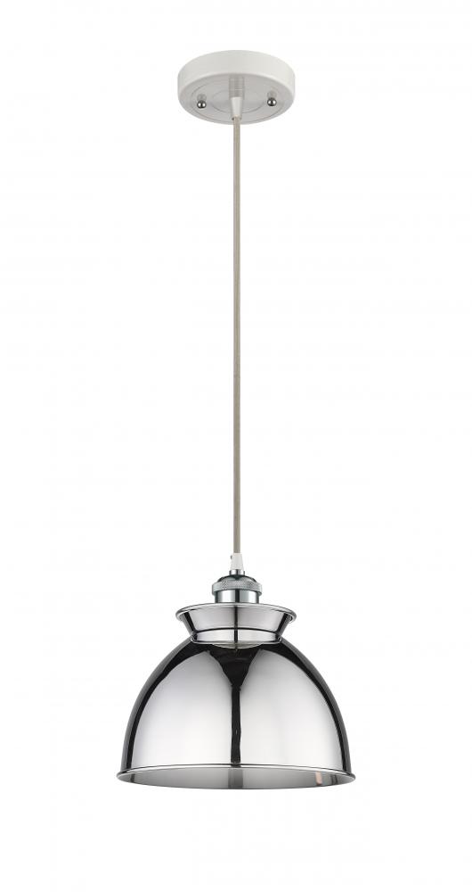 Adirondack - 1 Light - 8 inch - White Polished Chrome - Multi Pendant