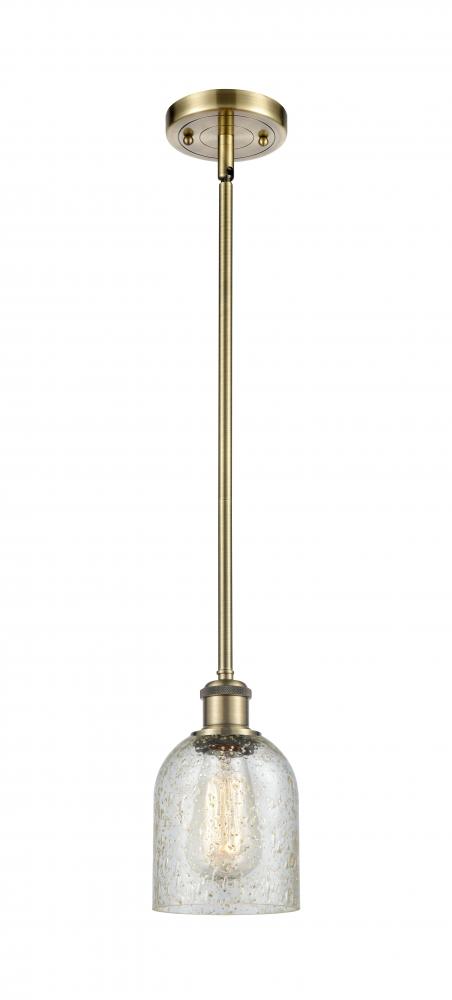 Caledonia - 1 Light - 5 inch - Antique Brass - Mini Pendant