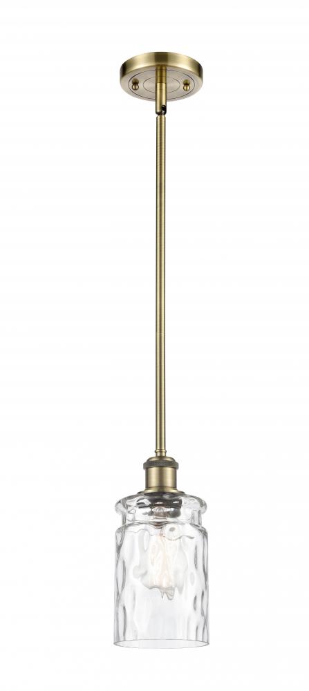Candor - 1 Light - 5 inch - Antique Brass - Mini Pendant