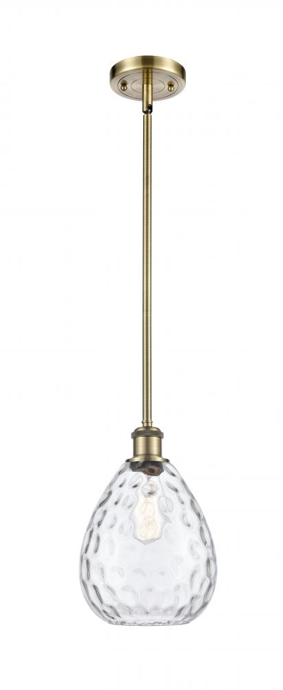 Waverly - 1 Light - 8 inch - Antique Brass - Mini Pendant