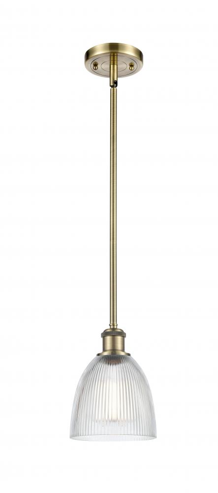 Castile - 1 Light - 6 inch - Antique Brass - Mini Pendant