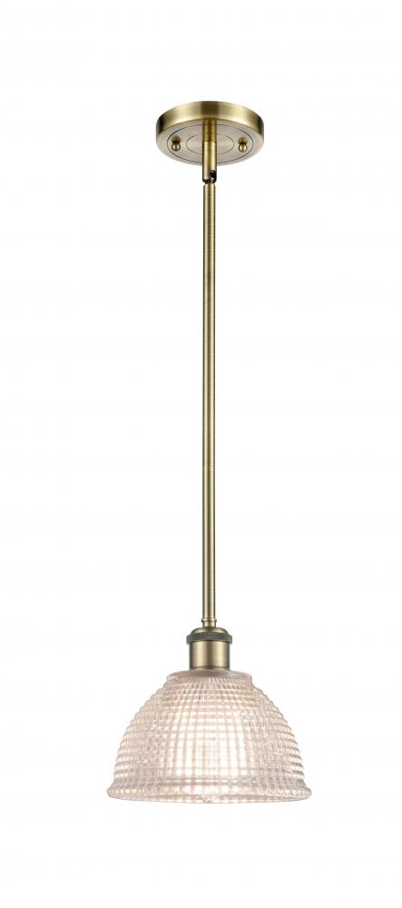 Arietta - 1 Light - 8 inch - Antique Brass - Mini Pendant