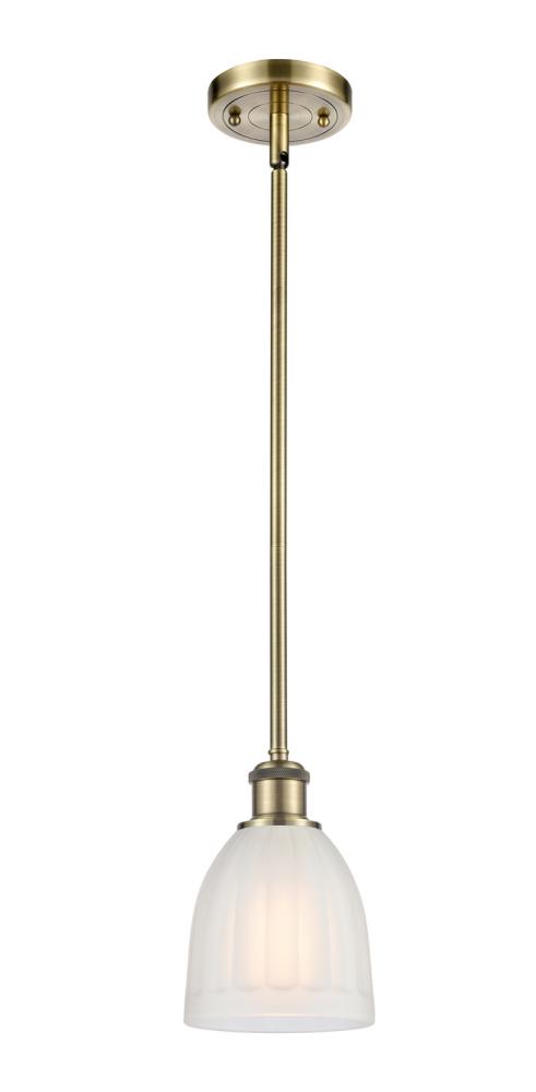 Brookfield - 1 Light - 6 inch - Antique Brass - Mini Pendant
