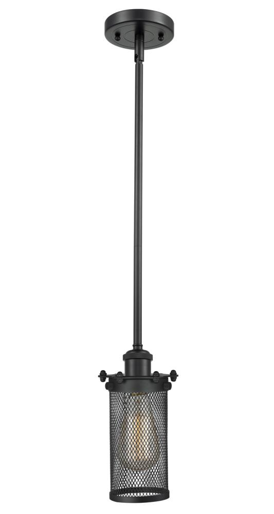 Bleecker - 1 Light - 4 inch - Matte Black - Mini Pendant