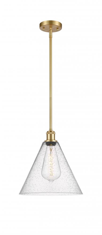 Berkshire - 1 Light - 12 inch - Satin Gold - Mini Pendant