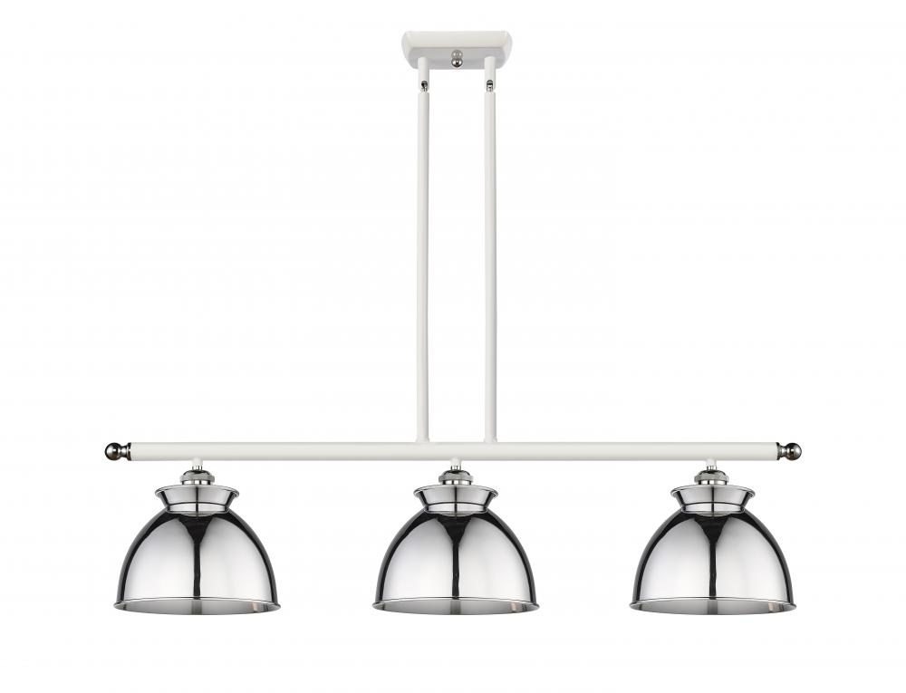 Adirondack - 3 Light - 36 inch - White Polished Chrome - Multi Pendant