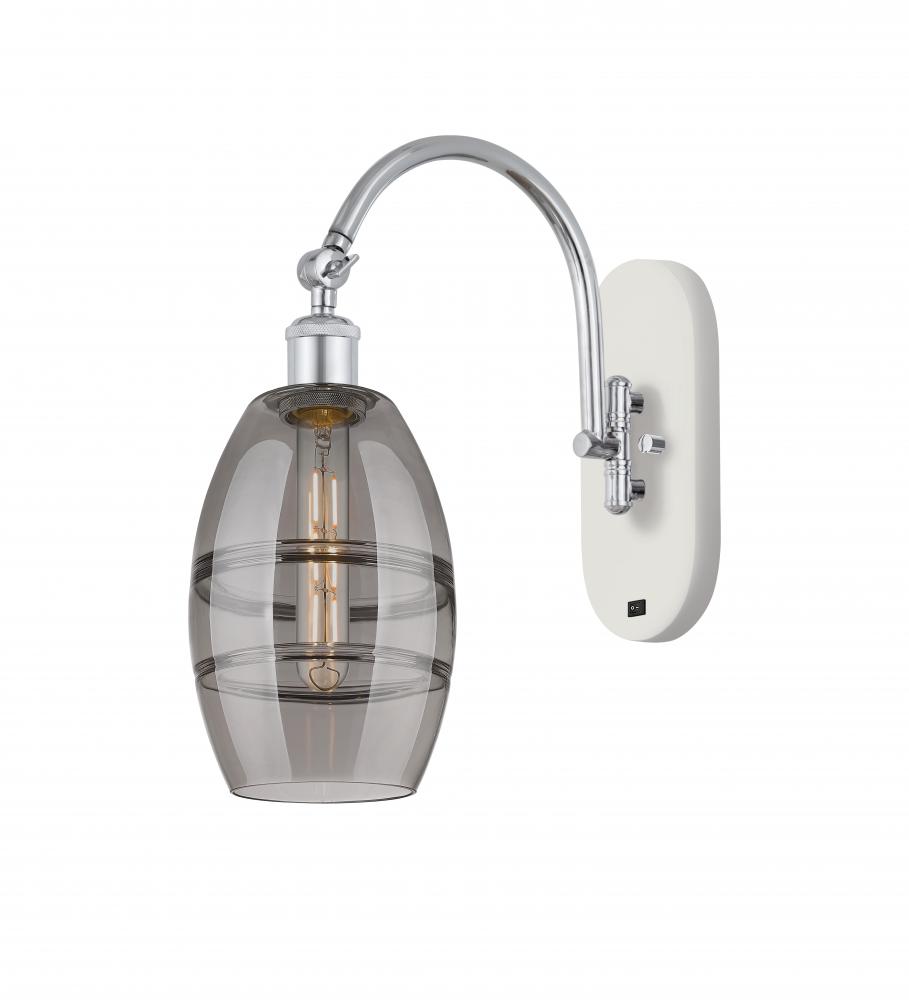 Vaz - 1 Light - 6 inch - White Polished Chrome - Sconce