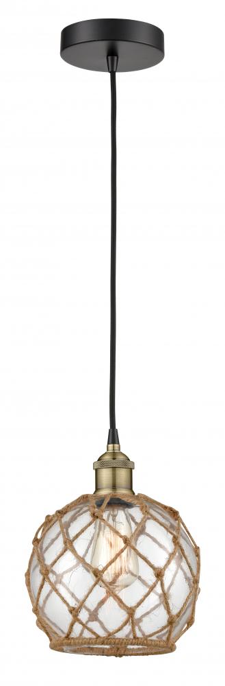 Edison - 1 Light - 8 inch - Black Antique Brass - Multi Pendant