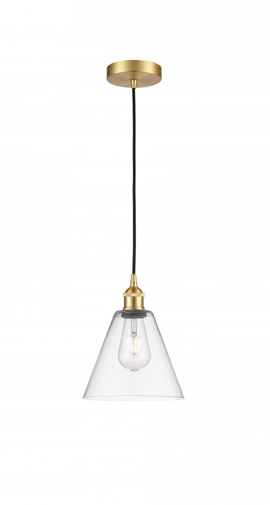 Berkshire - 1 Light - 8 inch - Satin Gold - Multi Pendant