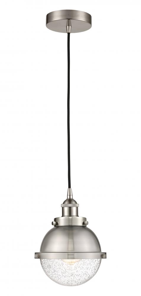 Hampden - 1 Light - 7 inch - Brushed Satin Nickel - Cord hung - Mini Pendant