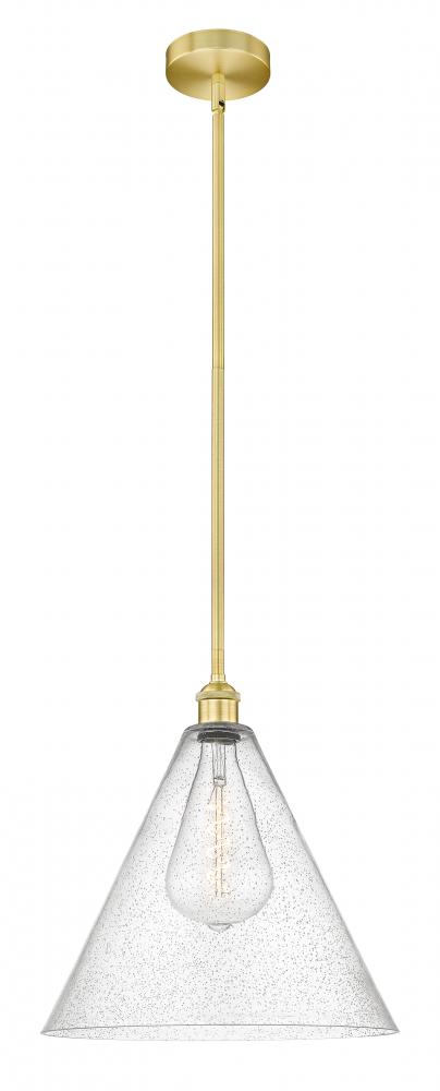 Berkshire - 1 Light - 16 inch - Satin Gold - Cord hung - Pendant