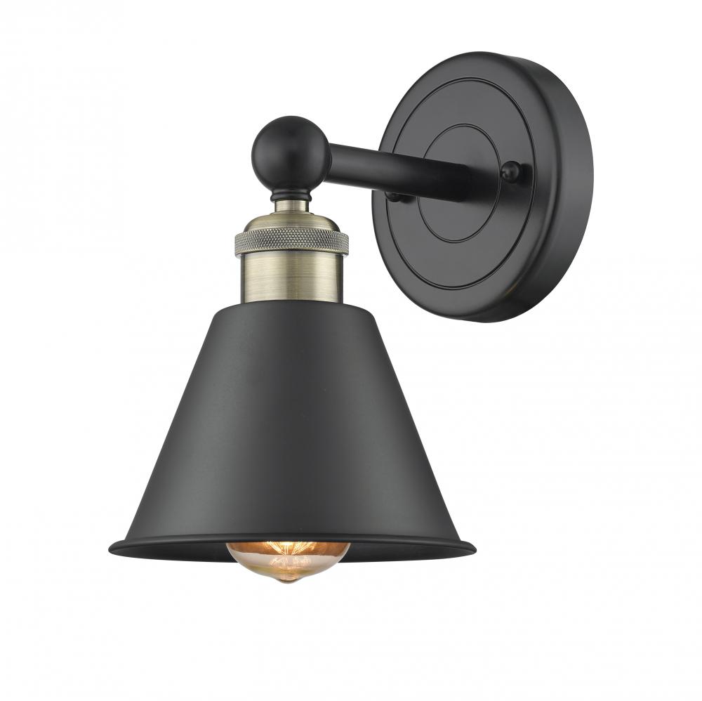 Edison - 1 Light - 7 inch - Black Antique Brass - Sconce