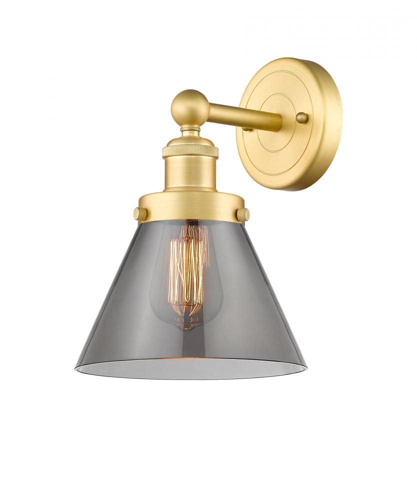 Cone - 1 Light - 8 inch - Satin Gold - Sconce