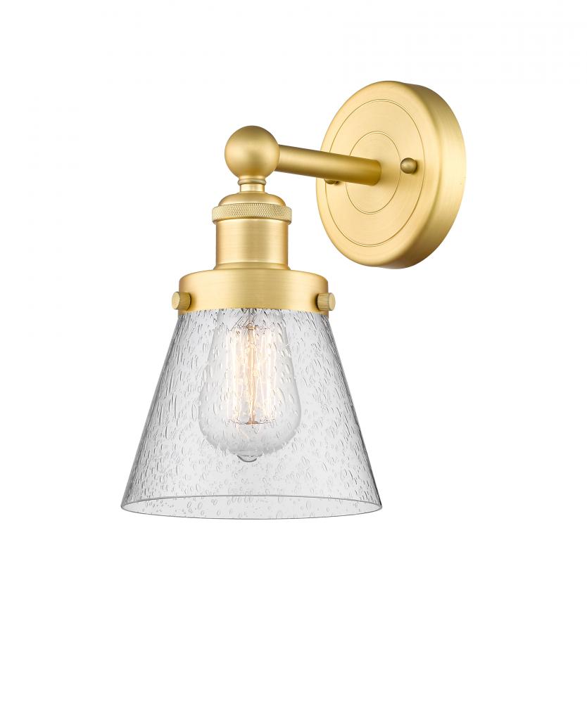 Cone - 1 Light - 6 inch - Satin Gold - Sconce