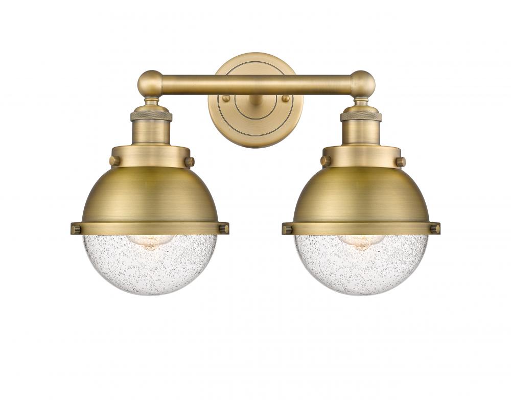 Hampden - 2 Light - 16 inch - Brushed Brass - Bath Vanity Light