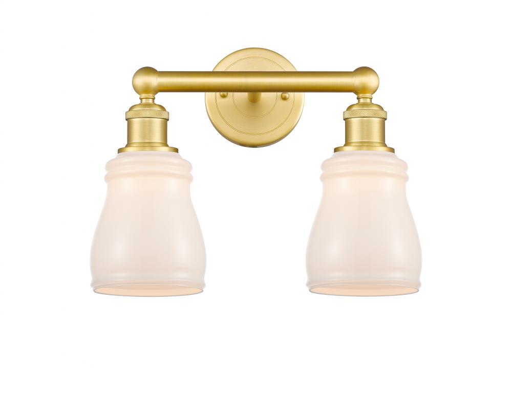 Ellery - 2 Light - 14 inch - Satin Gold - Bath Vanity Light