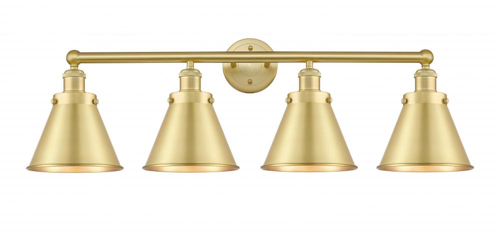 Appalachian - 4 Light - 35 inch - Satin Gold - Bath Vanity Light