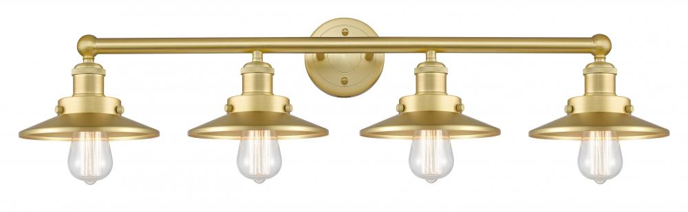 Edison - 4 Light - 35 inch - Satin Gold - Bath Vanity Light