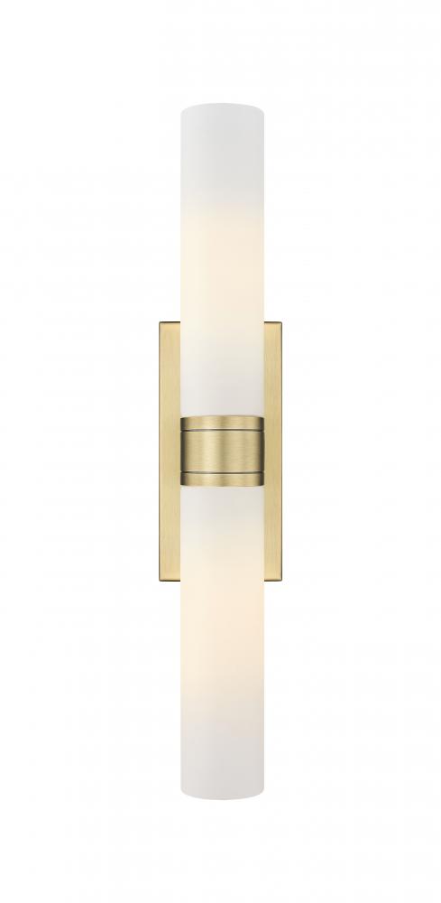 Boreas - 2 Light - 24 inch - Brushed Brass - Bath Vanity Light
