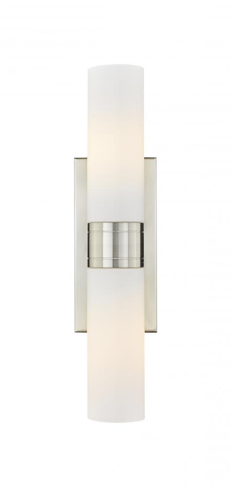 Boreas - 2 Light - 18 inch - Satin Nickel - Bath Vanity Light