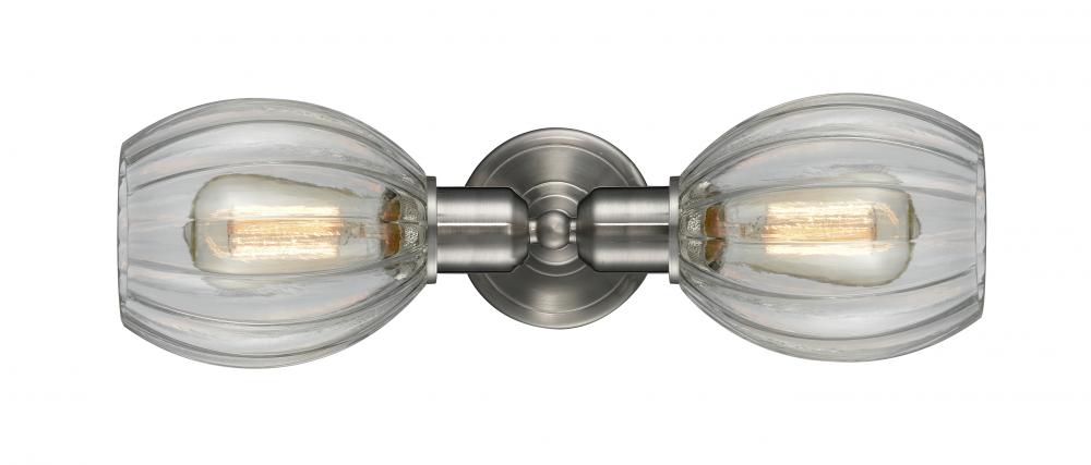 Eaton - 2 Light - 21 inch - Brushed Satin Nickel - Bath Vanity Light