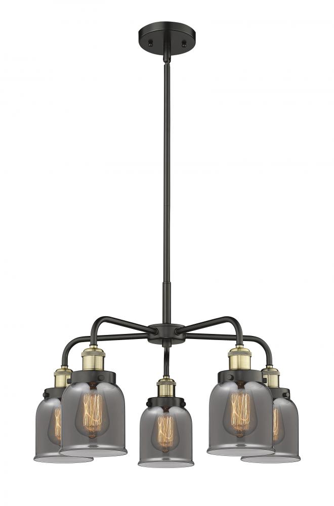 Cone - 5 Light - 24 inch - Black Antique Brass - Chandelier