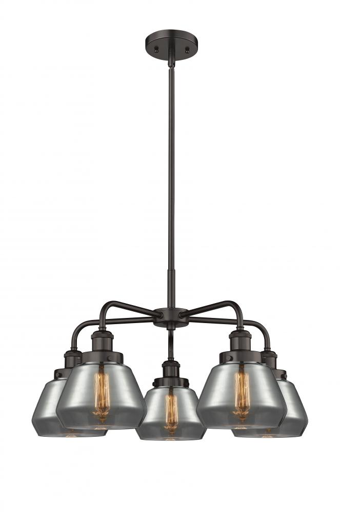 Fulton - 5 Light - 26 inch - Oil Rubbed Bronze - Chandelier