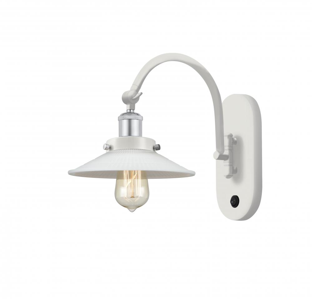 Innovations 918-1W-G1 - White Polished Chrome, Matte White Halophane