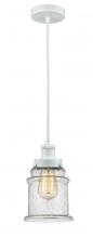 Innovation Lighting 100W-10W-1H-W-G184 - Edison - 1 Light - 8 inch - White - Cord hung - Mini Pendant