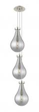 Innovation Lighting 103-451-1P-SN-G451-7SM - Owego - 3 Light - 7 inch - Brushed Satin Nickel - Multi Pendant