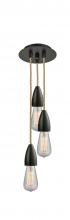 Innovation Lighting 103OB-10RE-4OB - Fairchild - 3 Light - 6 inch - Oil Rubbed Bronze - Cord hung - Multi Pendant