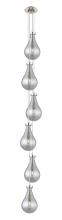Innovation Lighting 106-451-1P-SN-G451-7SM - Owego - 6 Light - 7 inch - Brushed Satin Nickel - Multi Pendant