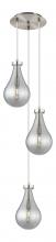 Innovation Lighting 113-451-1P-SN-G451-7SM - Owego - 3 Light - 13 inch - Brushed Satin Nickel - Multi Pendant
