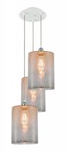 Innovation Lighting 113B-3P-WPC-G116-L - Cobbleskill - 3 Light - 16 inch - White Polished Chrome - Cord Hung - Multi Pendant