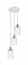 Innovation Lighting 113B-3P-WPC-G352 - Candor - 3 Light - 11 inch - White Polished Chrome - Cord Hung - Multi Pendant