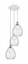 Innovation Lighting 113B-3P-WPC-G372 - Waverly - 3 Light - 15 inch - White Polished Chrome - Cord Hung - Multi Pendant