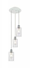 Innovation Lighting 113B-3P-WPC-G804 - Clymer - 3 Light - 10 inch - White Polished Chrome - Cord Hung - Multi Pendant