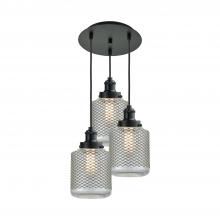 Innovation Lighting 113BK-10BK-1H-BK-G262 - Edison - 3 Light - 10 inch - Matte Black - Cord hung - Multi Pendant