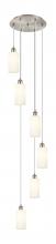 Innovation Lighting 116B-6P-SN-G434-7WH - Crown Point - 6 Light - 16 inch - Brushed Satin Nickel - Multi Pendant
