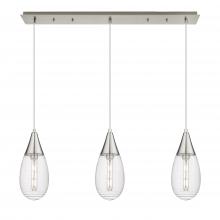 Innovations Lighting 123-450-1P-SN-G450-6SCL - Malone - 3 Light - 38 inch - Brushed Satin Nickel - Linear Pendant