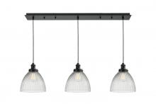 Innovation Lighting 123BK-10BW-1H-BK-G222 - Edison - 3 Light - 36 inch - Matte Black - Cord hung - Linear Pendant