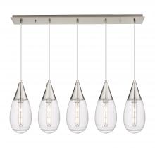 Innovations Lighting 125-450-1P-SN-G450-6SCL - Malone - 5 Light - 38 inch - Brushed Satin Nickel - Linear Pendant